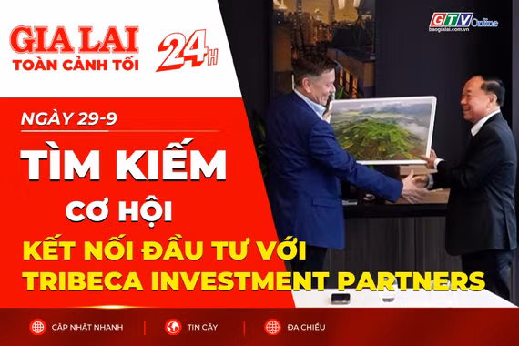 Toàn cảnh Gia Lai 24h: Tìm kiếm cơ hội kết nối đầu tư với Tribeca Investment Partners