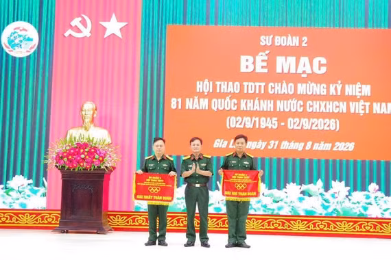 Sư đoàn 2 bế mạc Hội thao Thể dục Thể thao Quốc khánh 2-9