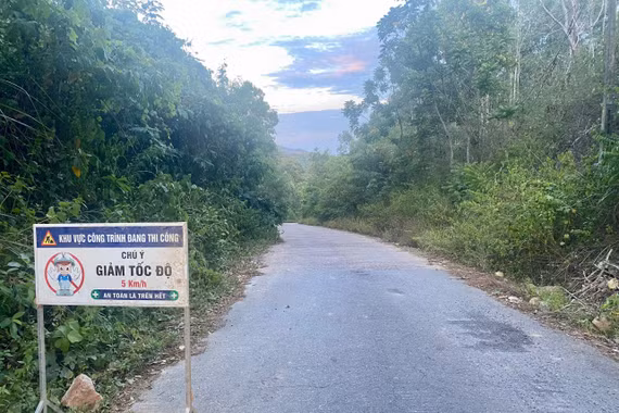 Tạm dừng lưu thông đường đèo Bà Nam qua xã Bình Dương và Phù Mỹ Đông để thi công dự án.