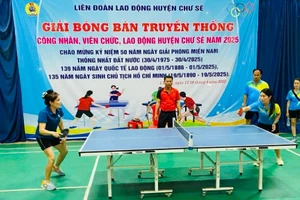 Các vận động viên tranh tài tại Giải. Ảnh: Lê Hòa