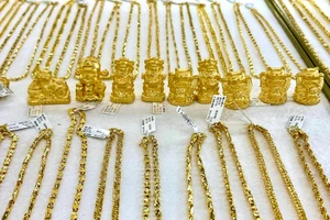Ngày 16-6, giá vàng neo ở mức 118,5-120,5 triệu đồng/lượng