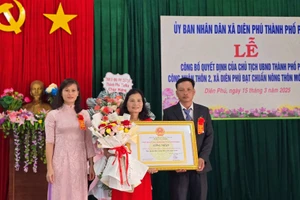 Thôn 2, xã Diên Phú đạt chuẩn nông thôn mới