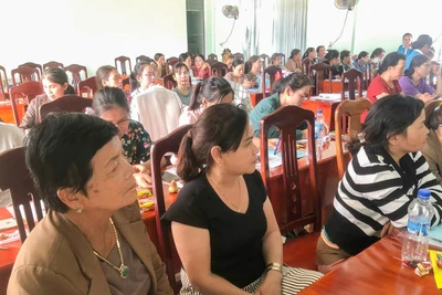Phụ nữ xã Thăng Hưng chung tay xây dựng văn hoá giao thông