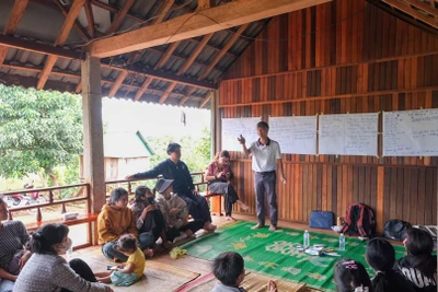 Tập huấn kỹ năng du lịch cộng đồng cho người dân làng Kép 1