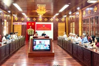 Quang cảnh hội nghị tại điểm cầu tỉnh Gia Lai. Ảnh: P.L