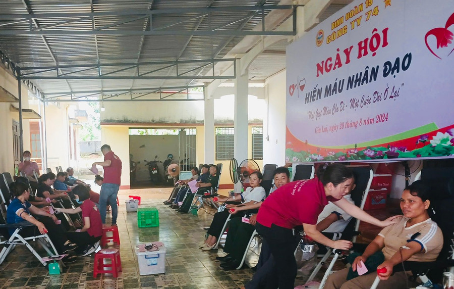 Kết quả đã thu được 221 đơn vị máu để bổ sung vào ngân hàng máu của Bệnh viện Đa khoa tỉnh phục vụ cấp cứu và điều trị cho bệnh nhân. Ảnh: Thanh Tịnh Kết quả đã thu được 221 đơn vị máu để bổ sung vào ngân hàng máu của Bệnh viện Đa khoa tỉnh phục vụ cấp cứu và điều trị cho bệnh nhân. Ảnh: Thanh Tịnh