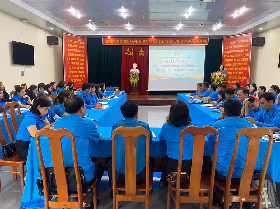 Toàn cảnh lớp tập huấn. Ảnh: Mỹ Lệ