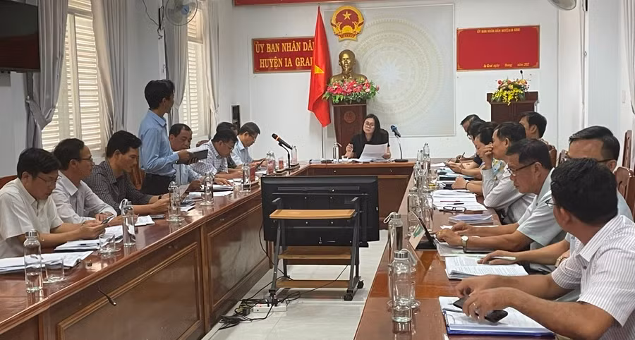 Toàn cảnh buổi giám sát. Ảnh: Đinh Yến