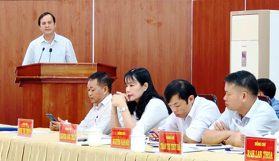 Đồng chí Võ Thanh Hùng-Ủy viên Ban Thường vụ Tỉnh ủy- Trưởng ban Nội chính Tỉnh ủy Gia Lai. Ảnh: Hoài Trương Đồng chí Võ Thanh Hùng-Ủy viên Ban Thường vụ Tỉnh ủy- Trưởng ban Nội chính Tỉnh ủy Gia Lai. Ảnh: Hoài Trương