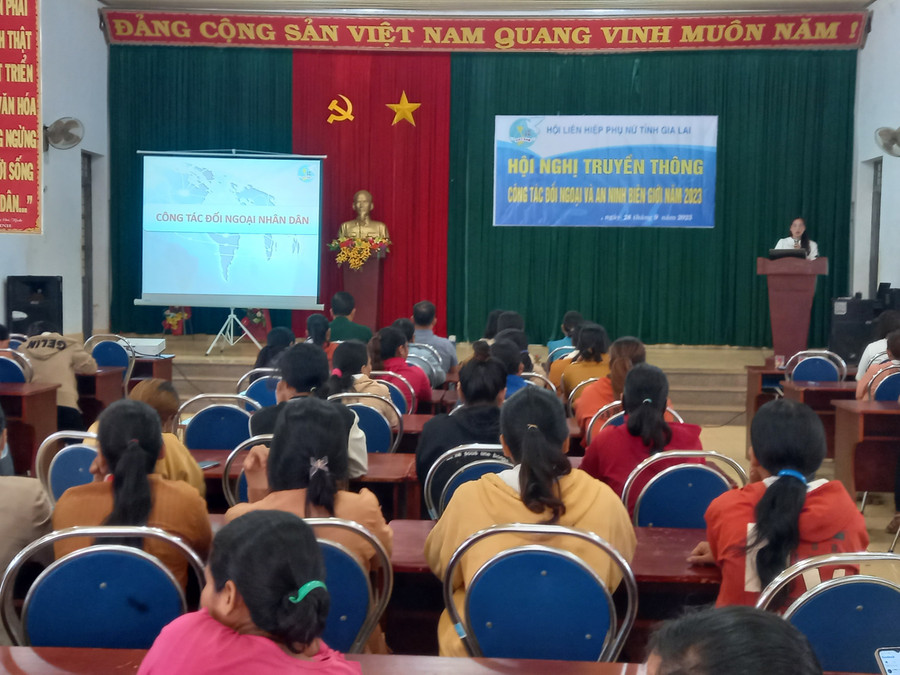 Quang cảnh buổi truyền thông. Ảnh: Đinh Yến Quang cảnh buổi truyền thông. Ảnh: Đinh Yến