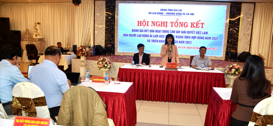 Toàn cảnh hội nghị tổng kết. Ảnh: Đinh Yến