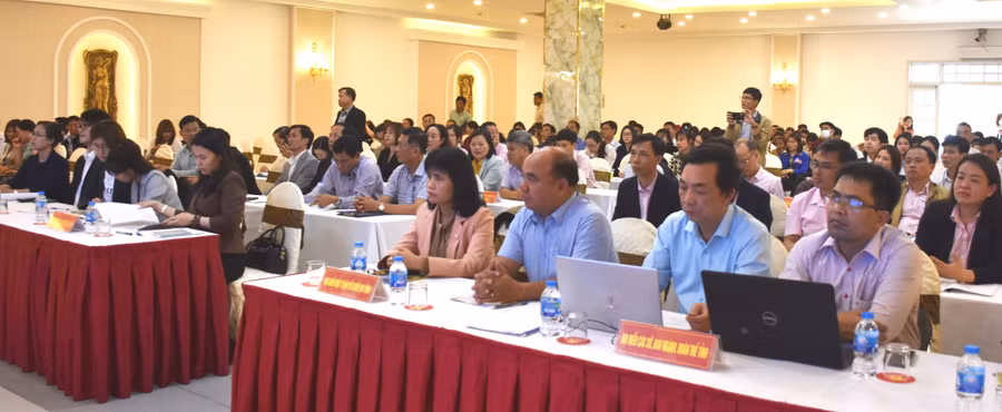 Các đại biểu tham gia tại Hội nghị tổng kết. Ảnh: Đinh Yến