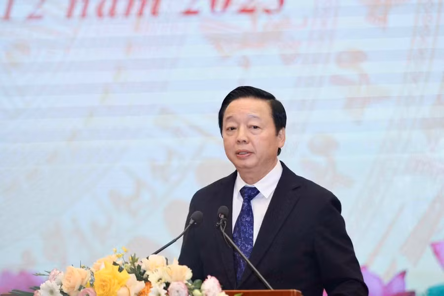 Phó Thủ tướng Chính Phủ Trần Hồng Hà phát biểu chỉ đạo Hội nghị. Ảnh: Bộ Lao động-Thương binh và Xã hội