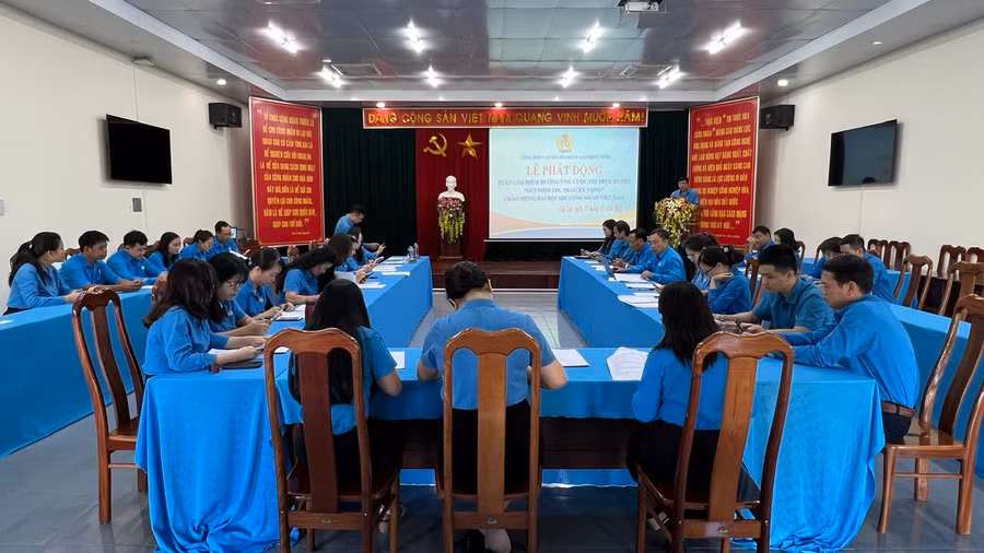 Toàn cảnh lễ phát động. Ảnh: Đinh Yến