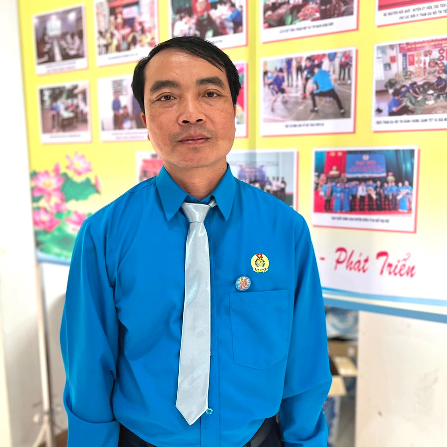 Ông Nguyễn Minh Nhựt-Chủ tịch Công đoàn cơ sở Trường Cao đẳng Gia Lai: "Đơn vị lĩnh hội, tiếp thu nội dung tại đại hội xây dựng kế hoạch cụ thể hóa triển khai nghị quyết phù hợp". Ảnh: Đinh Yến Ông Nguyễn Minh Nhựt-Chủ tịch Công đoàn cơ sở Trường Cao đẳng Gia Lai: "Đơn vị lĩnh hội, tiếp thu nội dung tại đại hội xây dựng kế hoạch cụ thể hóa triển khai nghị quyết phù hợp". Ảnh: Đinh Yến