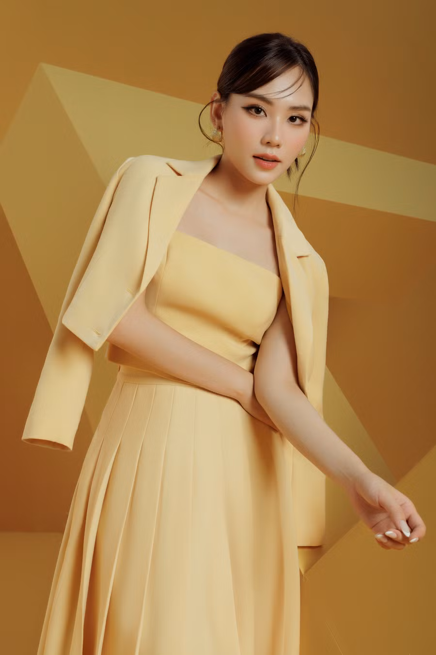 Nói về hình ảnh sẽ mang đến Hoa hậu Thế giới 2023 (Miss World), Mai Phương cho biết đây là một nhiệm vụ quan trọng nên cô mong muốn xây dựng hình ảnh xinh đẹp, thanh lịch và thân thiện khi tiếp xúc với các thí sinh quốc tế. Ảnh: NVCC