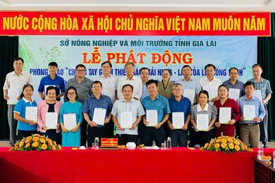 Gia Lai phát động phong trào “Chung tay giảm thiểu rác thải nhựa–Lan tỏa lối sống xanh”