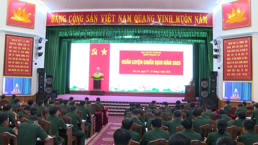 Quang cảnh lớp huấn luyện chiến dịch năm 2025. Ảnh: Thanh Sáng quang-canh-khai-mac-lop-huan-luyen-chien-dich-nam-2025-anh-thanh-sang.jpg