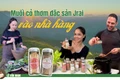 Muối cỏ thơm đặc sản Jrai vào nhà hàng