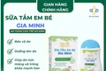 Đình chỉ lưu hành sữa tắm em bé Gia Minh