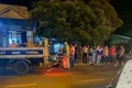 T. đã tông vào chốt kiểm tra nồng độ cồn trên quốc lộ 19B. Ảnh: Duy Hải