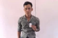 Đối tượng Nguyễn Thành Trọng cùng tang vật.