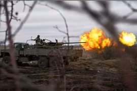 Binh sĩ Nga tác chiến ở Ukraine. Ảnh: Sputnik