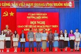 Phường Diên Hồng đề ra 21 chỉ tiêu, phấn đấu tăng trưởng GRDP trên 10,26% trong năm 2026.