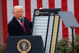 Mỹ dưới thời Trump: Dùng thuế quan viết lại trật tự thương mại quốc tế