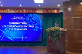 Gia Lai công bố 15 “Hóa đơn may mắn” trúng thưởng quý III năm 2024