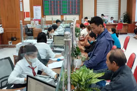 Nhiều khách hàng tiếp cận và vay vốn từ Agribank Bình Định. Ảnh: T.SỸ