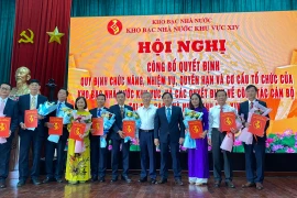 Bổ nhiệm 10 phó giám đốc Kho bạc Nhà nước khu vực XIV