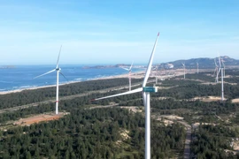 Một dự án điện gió ở tỉnh Gia Lai. Ảnh: Tiến sỹ