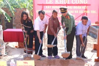 Công an tỉnh Gia Lai khởi công xây dựng, sửa chữa 23 căn nhà cho hộ dân có hoàn cảnh đặc biệt khó khăn