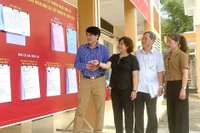 Giám sát công tác chuẩn bị bầu cử tại các xã Kông Bơ La, Krong và Tơ Tung