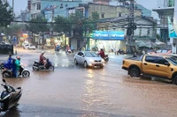 Khu vực phía Tây tỉnh dự báo có mưa rào và giông, cục bộ có nơi mưa to từ ngày 24 đến sáng 26-10. Ảnh: M.T