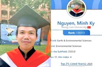 Tiến sĩ Nguyễn Minh Kỳ lọt Top 2% nhà khoa học ảnh hưởng nhất thế giới năm 2025.
