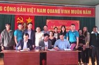 Sở Dân tộc và Tôn giáo tỉnh Gia Lai và BIDV Chi nhánh Bình Định kết nghĩa với làng Đăk Dwe.