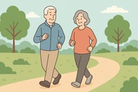 Với phương pháp đi bộ kiểu Nhật, nhiều người đã cải thiện sức khỏe tim mạch, xương khớp và tinh thần một cách rõ rệt. Ảnh minh họa: M.T/AI