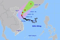 Bão số 1 có đường đi và quỹ đạo khác thường. (Nguồn: NCHMF)