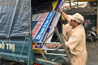 Phường Pleiku ra quân lập lại trật tự đô thị