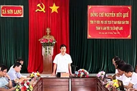 Phó Chủ tịch UBND tỉnh Gia Lai Nguyễn Hữu Quế làm việc tại xã Sơn Lang