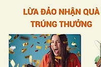 Mua hàng trúng thưởng nhưng chị T. lại bị lừa 554 triệu đồng. Ảnh: Internet