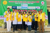Đoàn tình nguyện của tỉnh Gia Lai. Ảnh: ĐVCC
