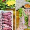 Vì sao món mực hấp cuốn rau muống bánh tráng gây sốt mạng?