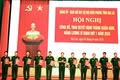 Bộ đội Biên phòng tỉnh trao các quyết định thăng quân hàm sĩ quan