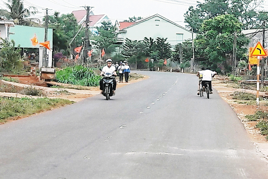 Một góc xã Ia Phìn hôm nay. Ảnh: Đ.Y