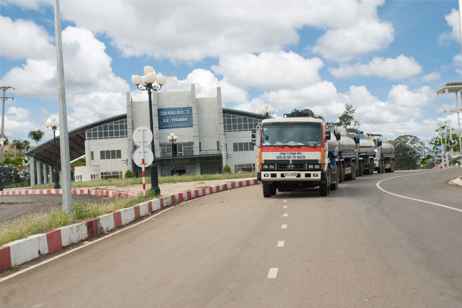 Cửa khẩu Quốc tế Lệ Thanh. Ảnh: H.D Cửa khẩu Quốc tế Lệ Thanh. Ảnh: H.D
