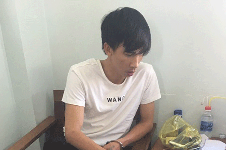 Đối tượng Nguyễn Thành Chương. Ảnh: Đình Nguyên