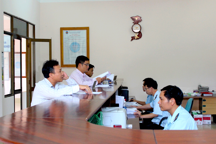 Công tác cải cách hành chính tại khu vực Cửa khẩu Quốc tế Lệ Thanh được đẩy mạnh để tạo điều kiện cho doanh nghiệp hoạt động. Ảnh: H.D Công tác cải cách hành chính tại khu vực Cửa khẩu Quốc tế Lệ Thanh được đẩy mạnh để tạo điều kiện cho doanh nghiệp hoạt động. Ảnh: H.D